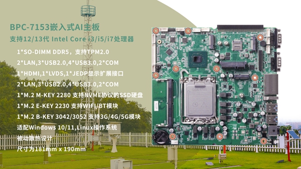 华北工控BPC-7153嵌入式AI主板
