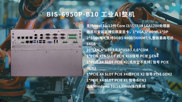 华北工控BIS-6950P-B10工业整机